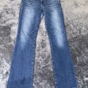 Women's Flare Jeans in Denim Blue